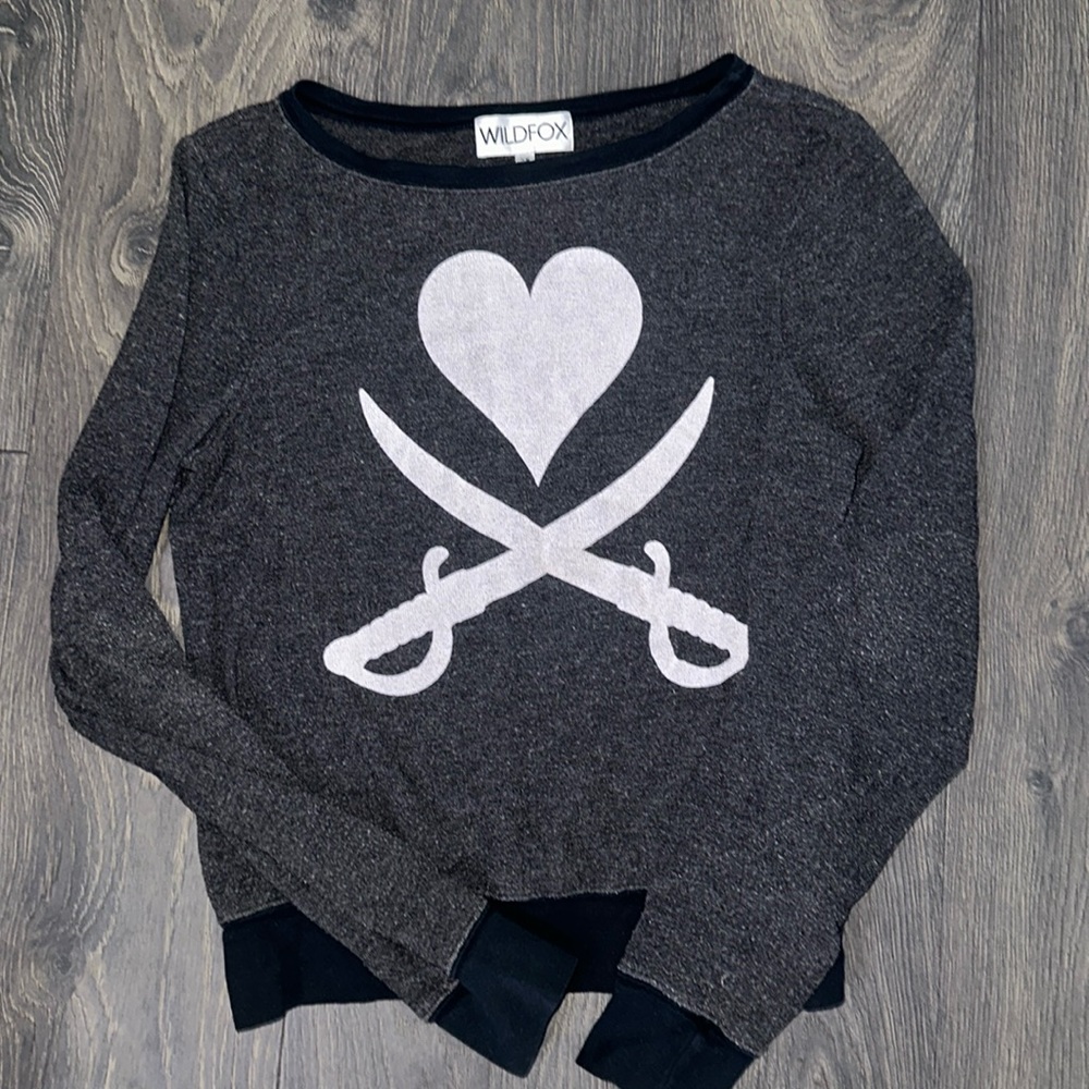 Wild fox XS light weight crewneck